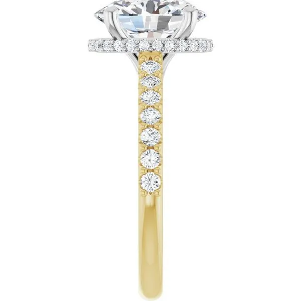 Hidden Halo-Style Engagement Ring Image 4 Arezzo Jewelers Elmwood Park, IL