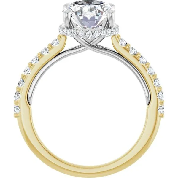 Hidden Halo-Style Engagement Ring Image 2 Clater Jewelers Louisville, KY