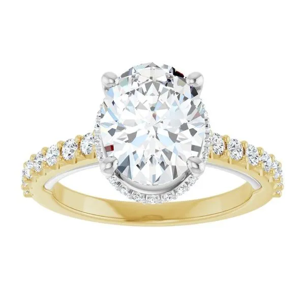 Hidden Halo-Style Engagement Ring Image 3 Arezzo Jewelers Elmwood Park, IL