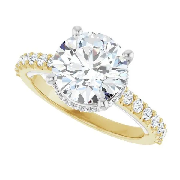 Hidden Halo-Style Engagement Ring Image 5 Rox Atlanta Jewelers Decatur, GA