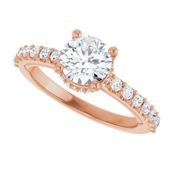 Hidden Halo-Style Engagement Ring Image 5 Rox Atlanta Jewelers Decatur, GA