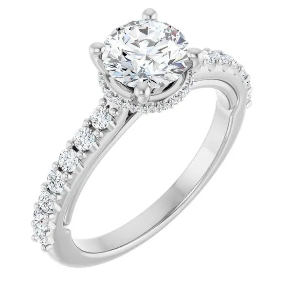 Hidden Halo-Style Engagement Ring Rox Atlanta Jewelers Decatur, GA