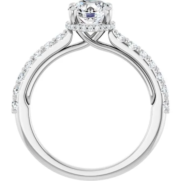 Hidden Halo-Style Engagement Ring Image 2 Rox Atlanta Jewelers Decatur, GA