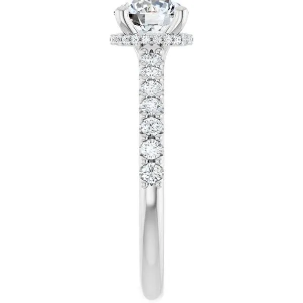 Hidden Halo-Style Engagement Ring Image 4 Austin's Fine Diamonds & Jewelry Lyndhurst, NJ