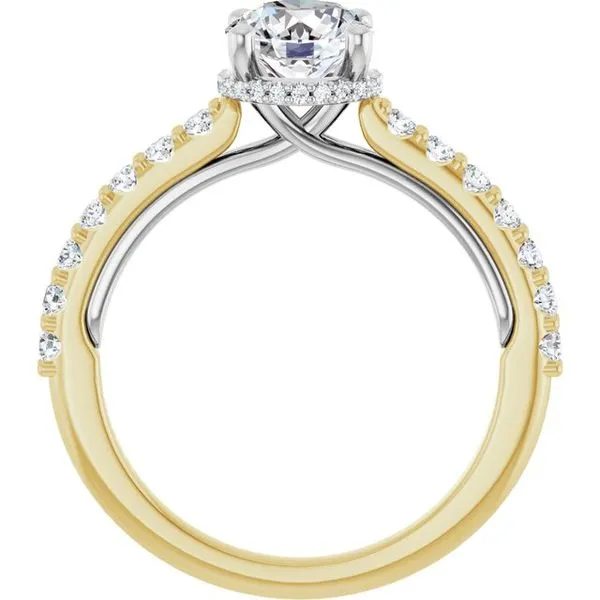 Hidden Halo-Style Engagement Ring Image 2 Arezzo Jewelers Elmwood Park, IL