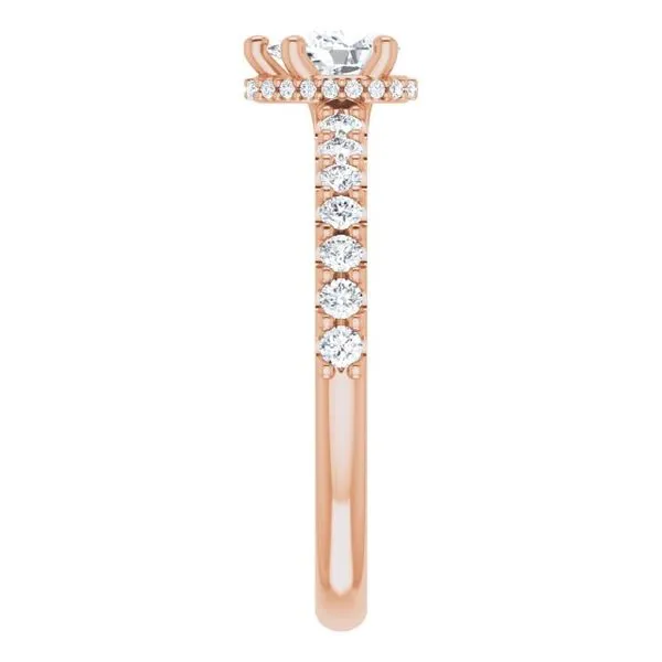 Hidden Halo-Style Engagement Ring Image 4 Clater Jewelers Louisville, KY