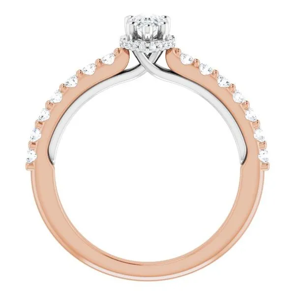 Hidden Halo-Style Engagement Ring Image 2 Rox Atlanta Jewelers Decatur, GA