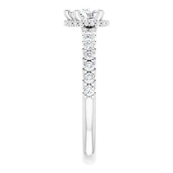 Hidden Halo-Style Engagement Ring Image 4 Clater Jewelers Louisville, KY