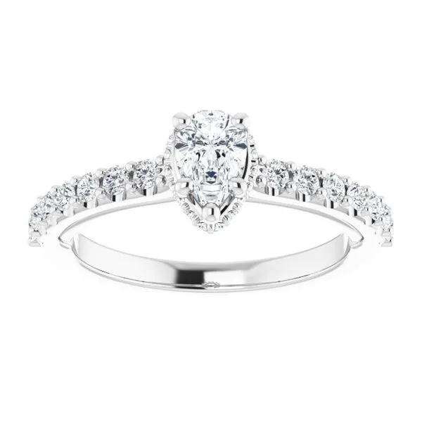Hidden Halo-Style Engagement Ring Image 3 Arezzo Jewelers Elmwood Park, IL