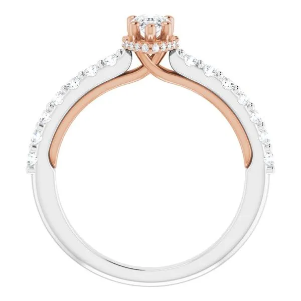 Hidden Halo-Style Engagement Ring Image 2 Clater Jewelers Louisville, KY