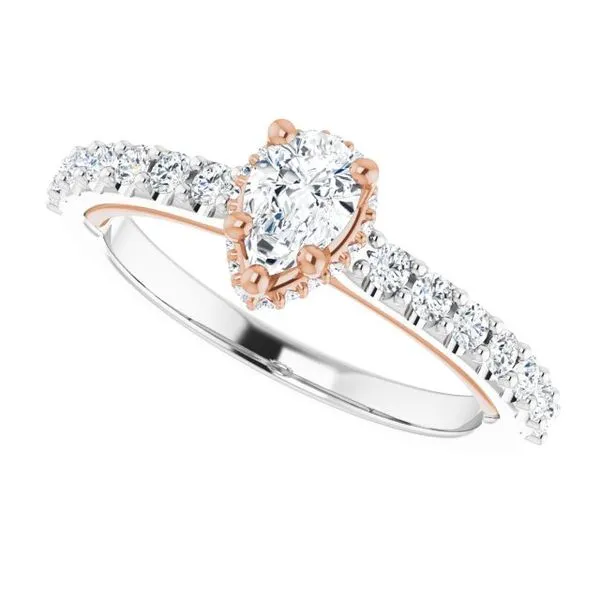 Hidden Halo-Style Engagement Ring Image 5 Arezzo Jewelers Elmwood Park, IL