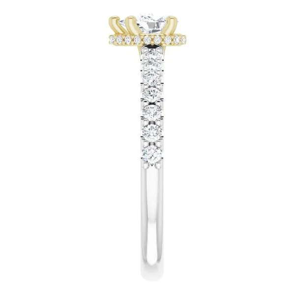 Hidden Halo-Style Engagement Ring Image 4 Paul James Jewelers Angels Camp, CA