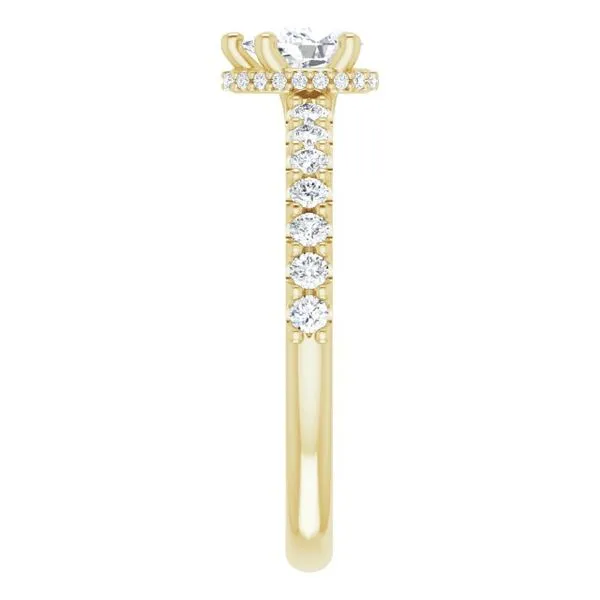 Hidden Halo-Style Engagement Ring Image 4 Arezzo Jewelers Elmwood Park, IL