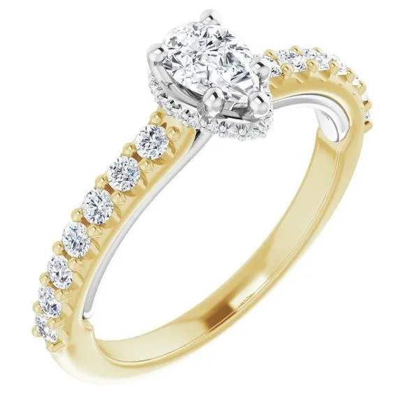Hidden Halo-Style Engagement Ring Clater Jewelers Louisville, KY