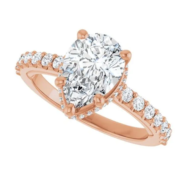 Hidden Halo-Style Engagement Ring Image 5 Rox Atlanta Jewelers Decatur, GA