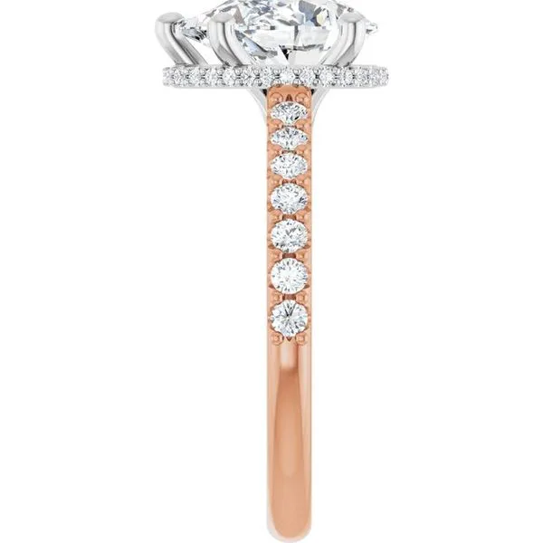 Hidden Halo-Style Engagement Ring Image 4 Arezzo Jewelers Elmwood Park, IL