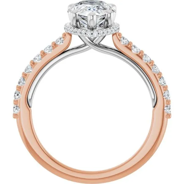 Hidden Halo-Style Engagement Ring Image 2 Austin's Fine Diamonds & Jewelry Lyndhurst, NJ