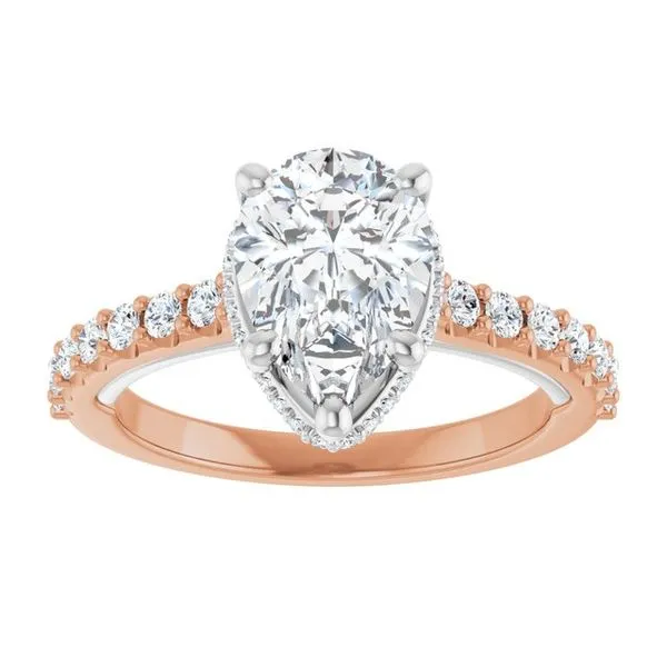 Hidden Halo-Style Engagement Ring Image 3 Dripping Diamonds Dripping Springs, TX