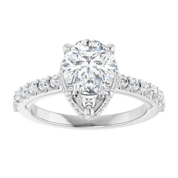 Hidden Halo-Style Engagement Ring Image 3 Rox Atlanta Jewelers Decatur, GA
