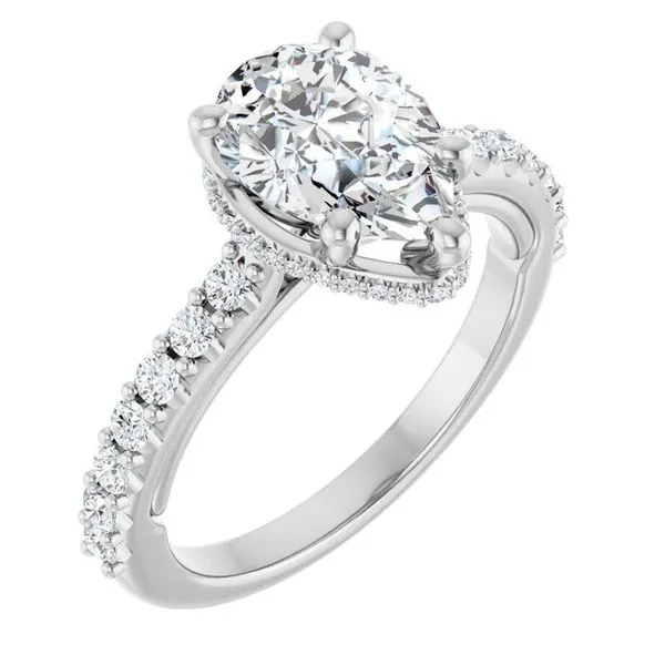 Hidden Halo-Style Engagement Ring Clater Jewelers Louisville, KY
