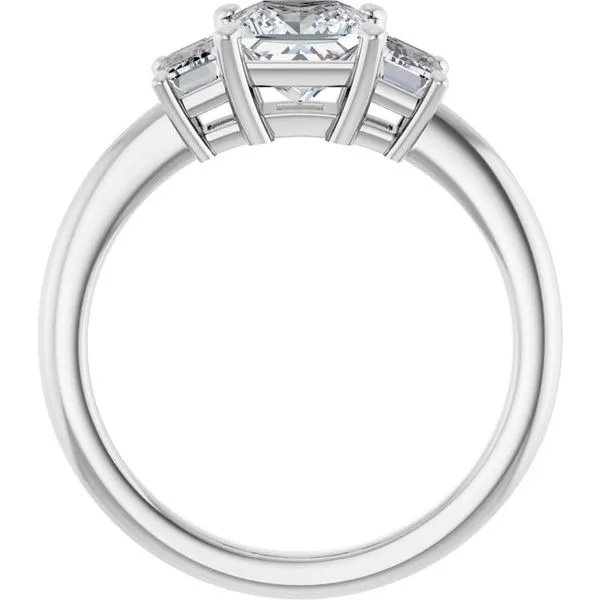 Three-Stone Engagement Ring Image 2 Berilian Jewelers Folsom, CA