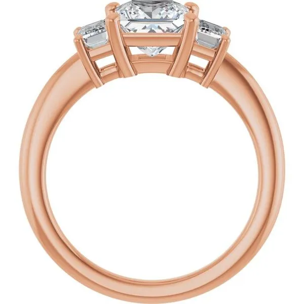 Three-Stone Engagement Ring Image 2 Berilian Jewelers Folsom, CA