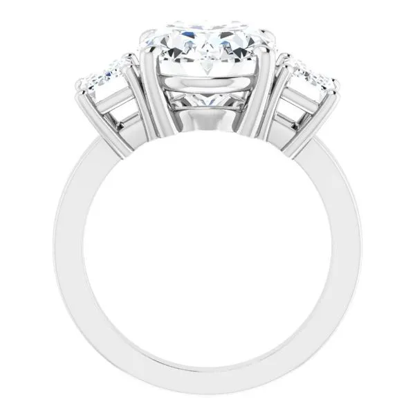 Three-Stone Engagement Ring Image 2 Berilian Jewelers Folsom, CA