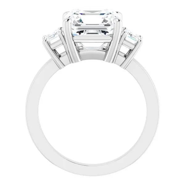 Three-Stone Engagement Ring Image 2 Berilian Jewelers Folsom, CA