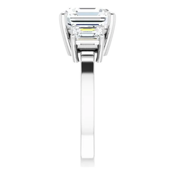 Three-Stone Engagement Ring Image 4 Berilian Jewelers Folsom, CA