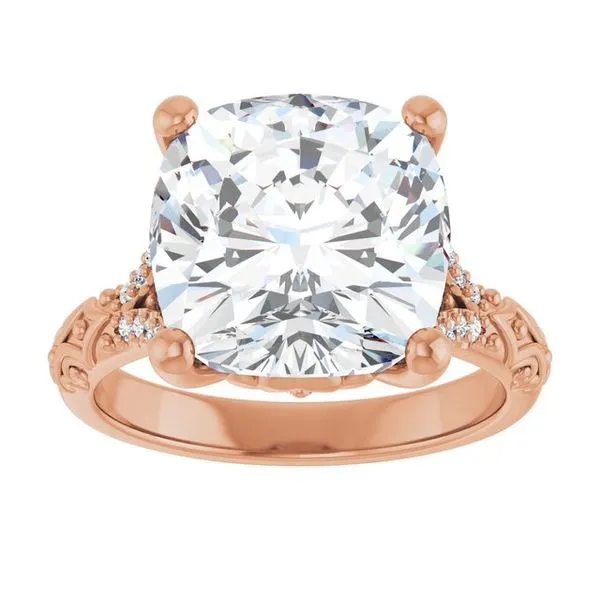 Solitaire Sculptural Engagement Ring Image 3 Shipley's Fine Jewelry Hampstead, MD