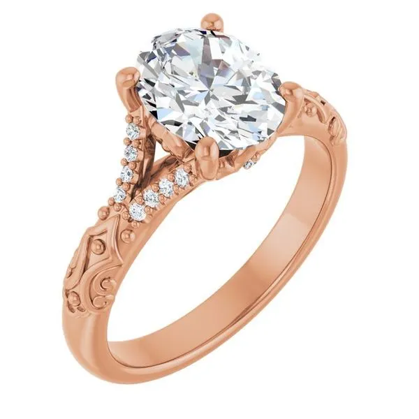Solitaire Sculptural Engagement Ring Shipley's Fine Jewelry Hampstead, MD