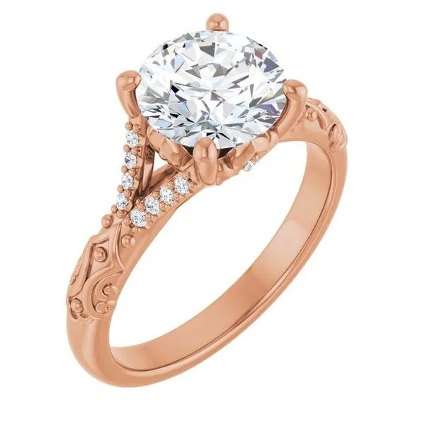 Solitaire Sculptural Engagement Ring Shipley's Fine Jewelry Hampstead, MD