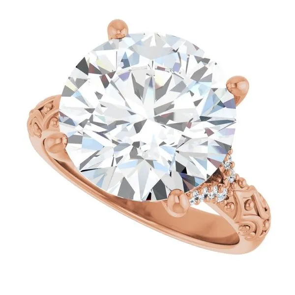 Solitaire Sculptural Engagement Ring Image 5 Shipley's Fine Jewelry Hampstead, MD