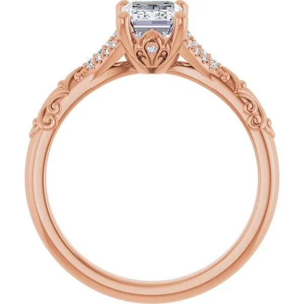 Solitaire Sculptural Engagement Ring Image 2 Shipley's Fine Jewelry Hampstead, MD