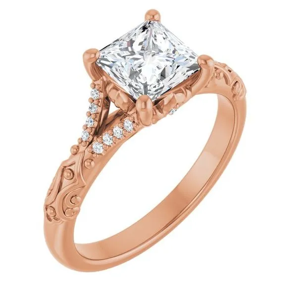 Solitaire Sculptural Engagement Ring Shipley's Fine Jewelry Hampstead, MD