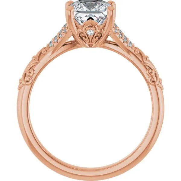 Solitaire Sculptural Engagement Ring Image 2 Shipley's Fine Jewelry Hampstead, MD