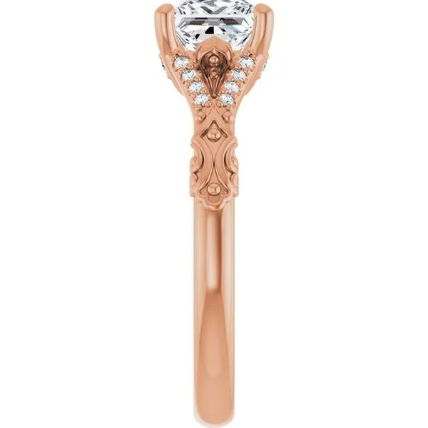 Solitaire Sculptural Engagement Ring Image 4 Shipley's Fine Jewelry Hampstead, MD