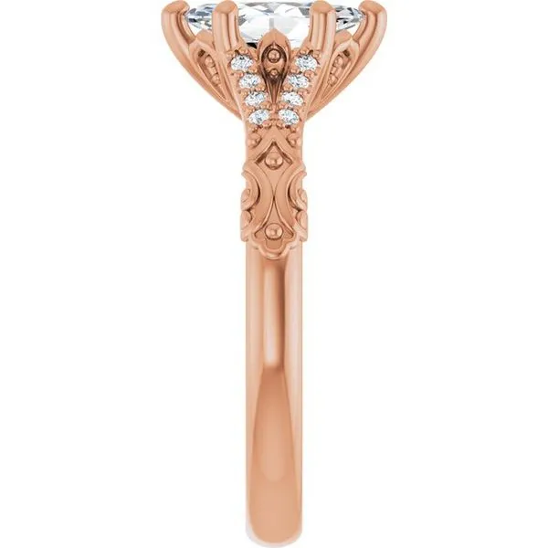 Solitaire Sculptural Engagement Ring Image 4 Shipley's Fine Jewelry Hampstead, MD