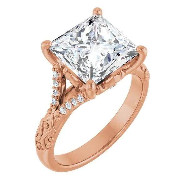 Solitaire Sculptural Engagement Ring Shipley's Fine Jewelry Hampstead, MD