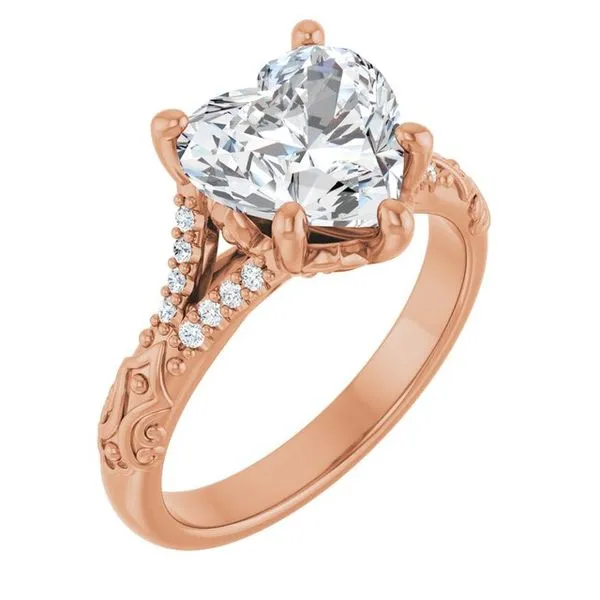 Solitaire Sculptural Engagement Ring Shipley's Fine Jewelry Hampstead, MD