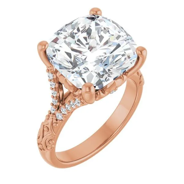 Solitaire Sculptural Engagement Ring Shipley's Fine Jewelry Hampstead, MD