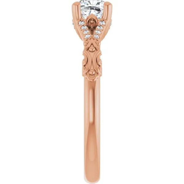 Solitaire Sculptural Engagement Ring Image 4 Shipley's Fine Jewelry Hampstead, MD