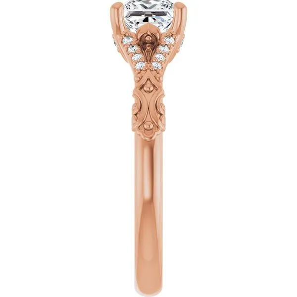 Solitaire Sculptural Engagement Ring Image 4 Shipley's Fine Jewelry Hampstead, MD