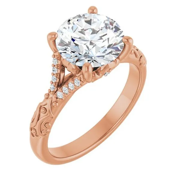 Solitaire Sculptural Engagement Ring Shipley's Fine Jewelry Hampstead, MD