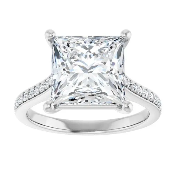 Claw-Prong Engagement Ring Image 3 Hudson Valley Goldsmith New Paltz, NY