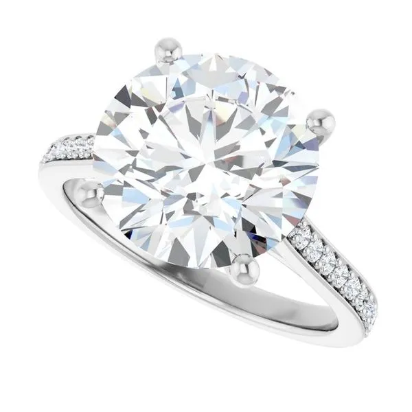 Claw-Prong Engagement Ring Image 5 Golden Sails Jewelers, Inc. Saint Petersburg, FL