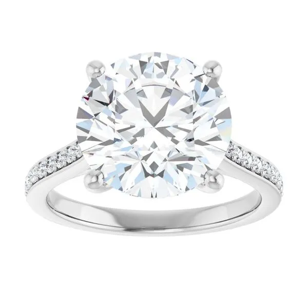 Claw-Prong Engagement Ring Image 3 Jimmy Smith Jewelers Decatur, AL