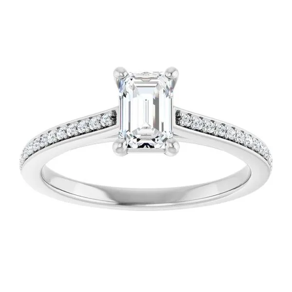 Claw-Prong Engagement Ring Image 3 Jimmy Smith Jewelers Decatur, AL
