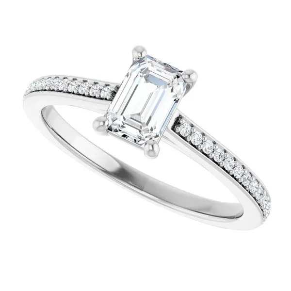 Claw-Prong Engagement Ring Image 5 Natale Jewelers Sewell, NJ