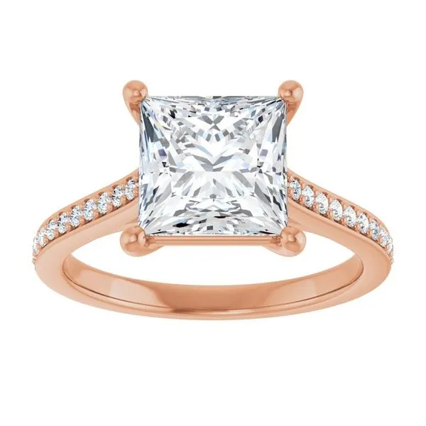 Claw-Prong Engagement Ring Image 3 JF Jones Jewelers Rochester, NY